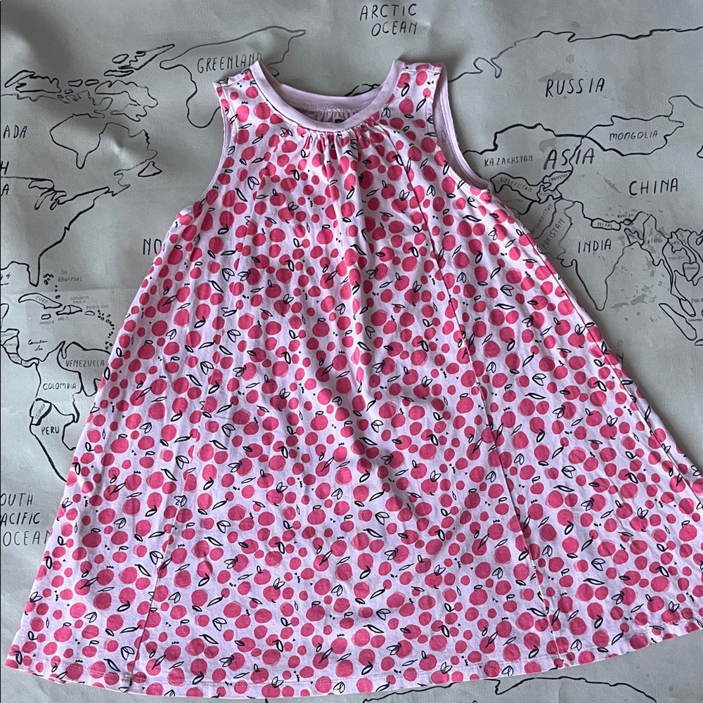 Tea Collection Blush Cherry Pattern Dress